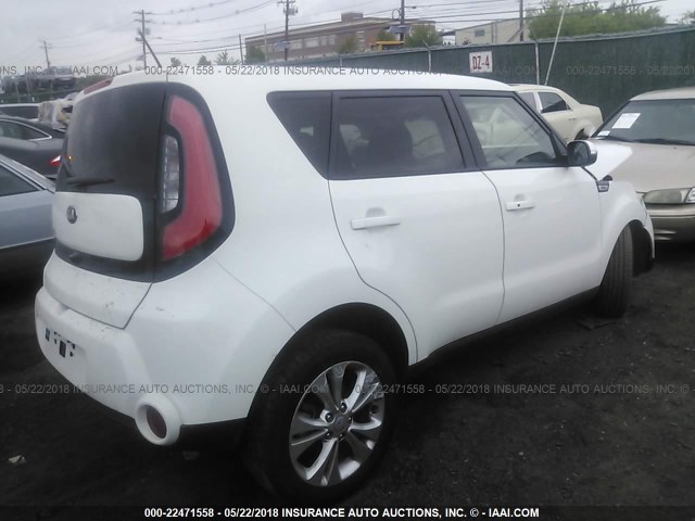 KNDJX3A52G7337296 - 2016 KIA SOUL ! WHITE photo 4