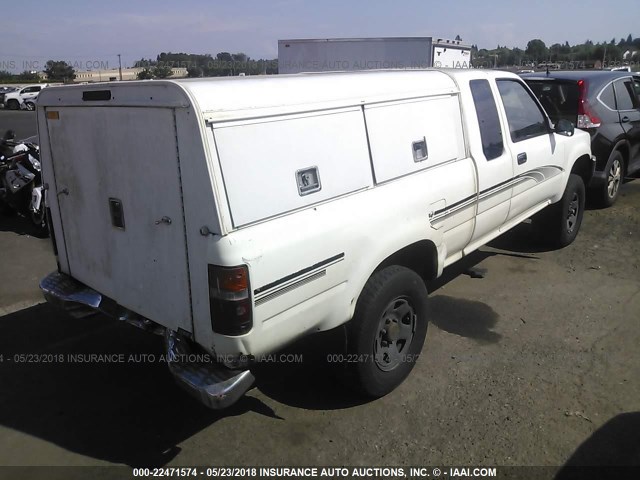 JT4VN13D7N5101932 - 1992 TOYOTA PICKUP 1/2 TON EXTRA LONG WHEELBASE DLX WHITE photo 4