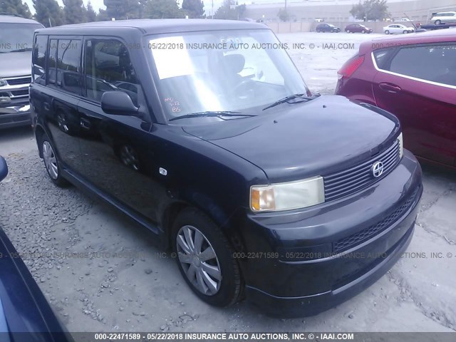 JTLKT324750182177 - 2005 TOYOTA SCION XB შავი ფოტო 1