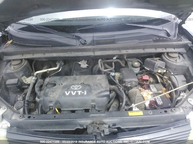 JTLKT324750182177 - 2005 TOYOTA SCION XB შავი ფოტო 10