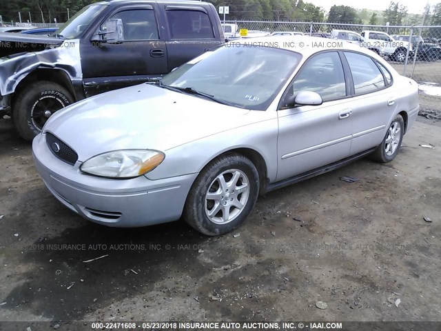 1FAFP56U76A138365 - 2006 FORD TAURUS SEL SILVER photo 2