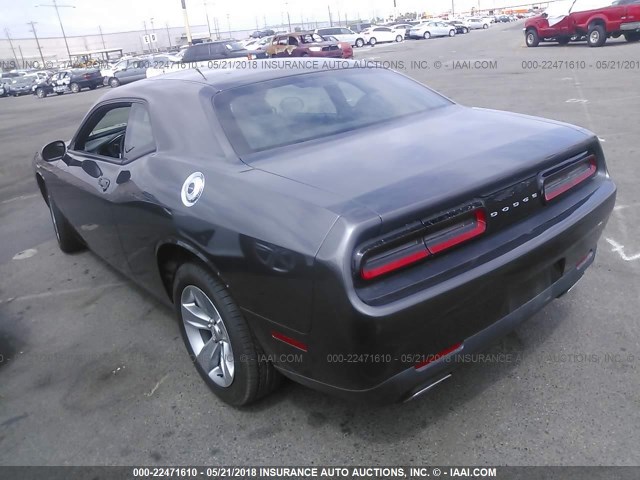 2C3CDZAG9GH338427 - 2016 DODGE CHALLENGER SXT BROWN photo 3