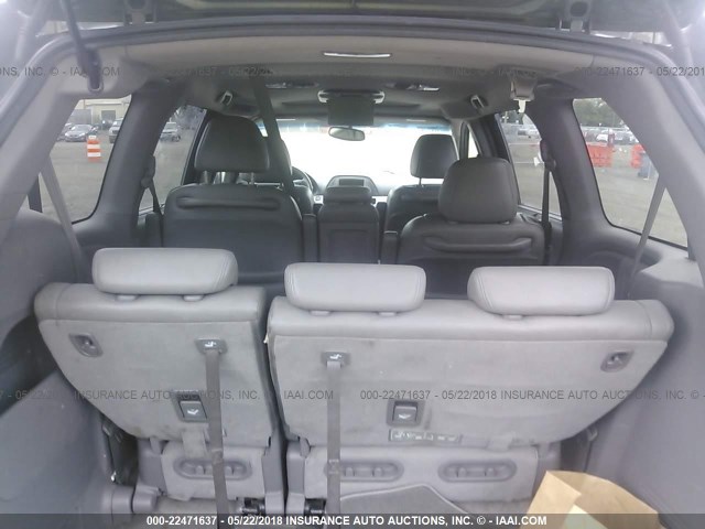 5FNRL38849B032202 - 2009 HONDA ODYSSEY TOURING GRAY photo 8