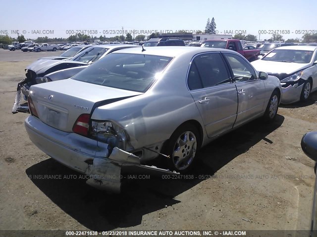 JTHBN30F620070068 - 2002 LEXUS LS 430 SILVER photo 4