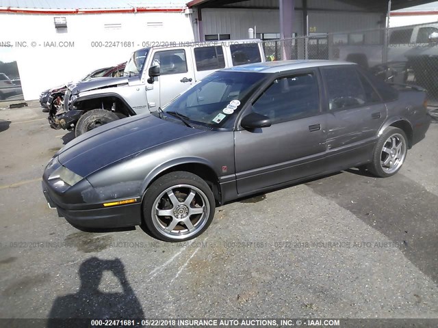 1G8ZF5592RZ166386 - 1994 SATURN SL GRAY photo 2