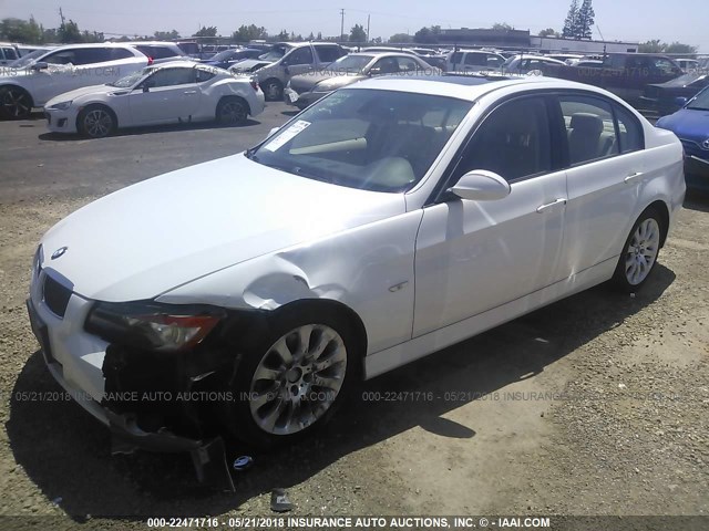 WBAVA33517PG49075 - 2007 BMW 328 I WHITE photo 2