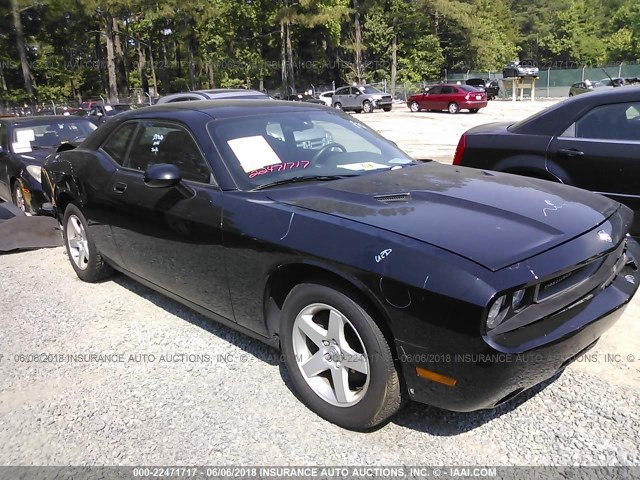 2B3CJ4DV2AH261393 - 2010 DODGE CHALLENGER SE BLACK photo 1