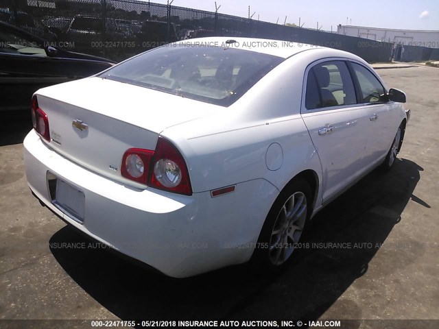 1G1ZK57B794211572 - 2009 CHEVROLET MALIBU LTZ WHITE photo 4