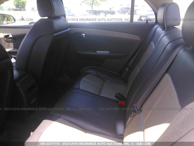 1G1ZK57B794211572 - 2009 CHEVROLET MALIBU LTZ WHITE photo 8