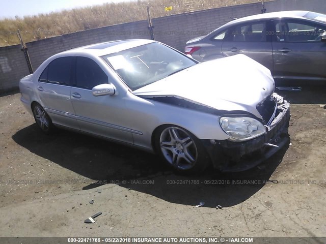 WDBNG83J25A448986 - 2005 MERCEDES-BENZ S 430 4MATIC SILVER photo 1