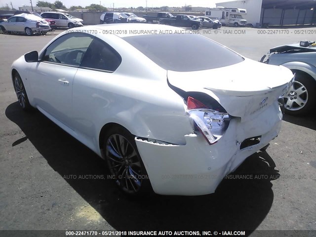 JN1CV6EK5EM112646 - 2014 INFINITI Q60 JOURNEY/IPL WHITE photo 3