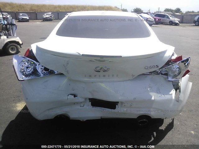 JN1CV6EK5EM112646 - 2014 INFINITI Q60 JOURNEY/IPL WHITE photo 6