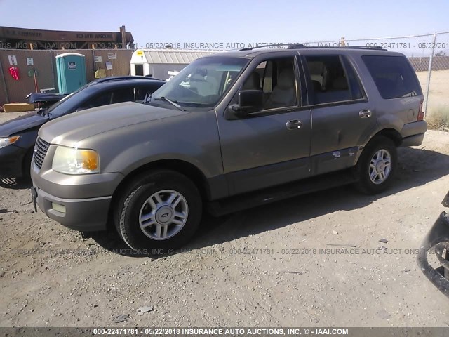 1FMEU15W93LB94510 - 2003 FORD EXPEDITION XLT Champagne photo 2