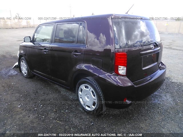 JTLZE4FE0CJ018522 - 2012 TOYOTA SCION XB იასამნისფერი ფოტო 3