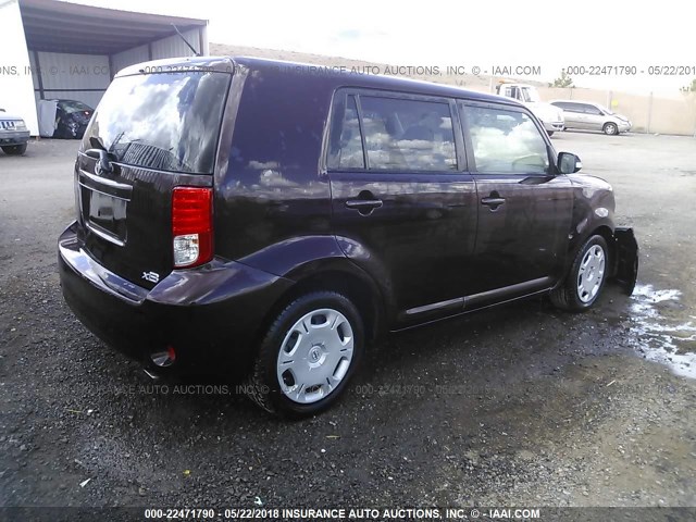 JTLZE4FE0CJ018522 - 2012 TOYOTA SCION XB იასამნისფერი ფოტო 4