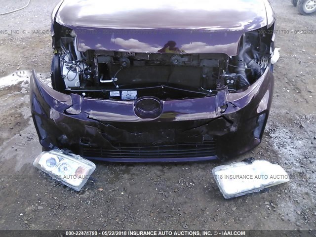 JTLZE4FE0CJ018522 - 2012 TOYOTA SCION XB იასამნისფერი ფოტო 6