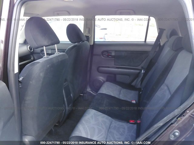 JTLZE4FE0CJ018522 - 2012 TOYOTA SCION XB იასამნისფერი ფოტო 8