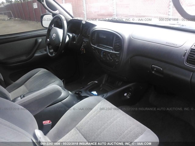 5TBET34116S523821 - 2006 TOYOTA TUNDRA DOUBLE CAB SR5 Qara foto 5