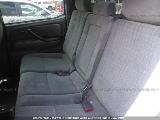5TBET34116S523821 - 2006 TOYOTA TUNDRA DOUBLE CAB SR5 Qara foto 8
