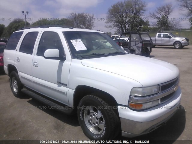 1GNEK13Z93J344271 - 2003 CHEVROLET TAHOE K1500 WHITE photo 1