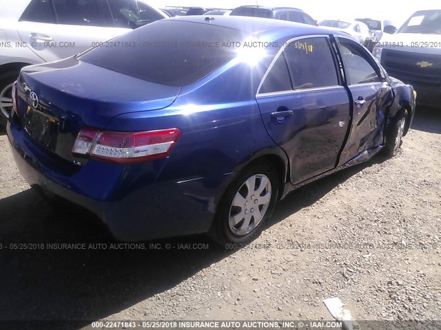 4T4BF3EK7AR018770 - 2010 TOYOTA CAMRY SE/LE/XLE Dark Blue photo 4