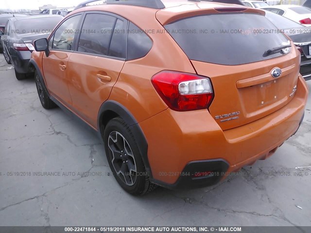 JF2GPAKC4DH200010 - 2013 SUBARU XV CROSSTREK 2.0 LIMITED ORANGE photo 3