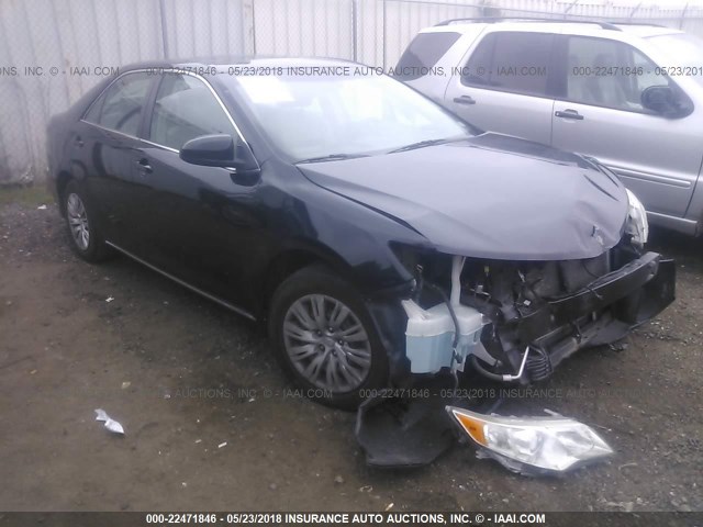 4T4BF1FK1DR312916 - 2013 TOYOTA CAMRY L/SE/LE/XLE შავი ფოტო 1