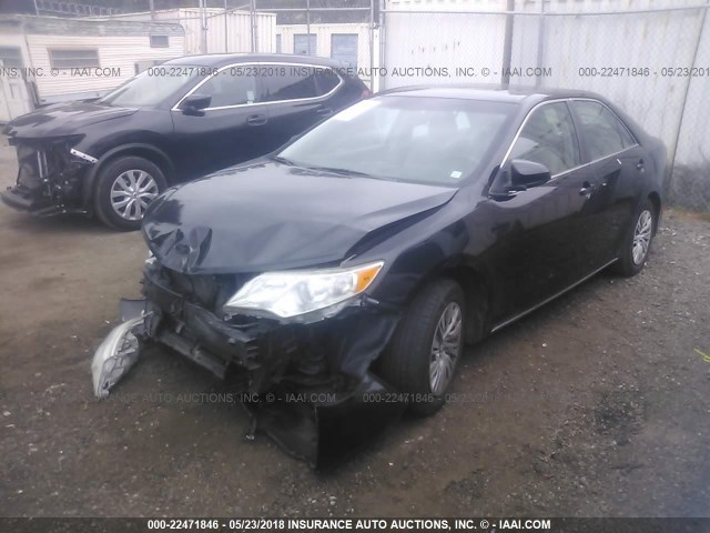 4T4BF1FK1DR312916 - 2013 TOYOTA CAMRY L/SE/LE/XLE შავი ფოტო 2