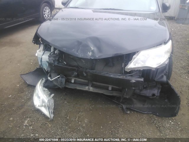 4T4BF1FK1DR312916 - 2013 TOYOTA CAMRY L/SE/LE/XLE შავი ფოტო 6