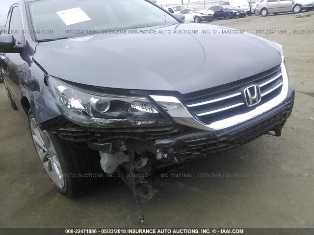 1HGCR2F5XEA103107 - 2014 HONDA ACCORD SPORT GRAY photo 6