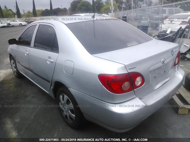 JTDBR32E460098208 - 2006 TOYOTA COROLLA CE/LE GRAY photo 3