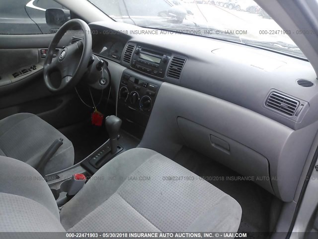 JTDBR32E460098208 - 2006 TOYOTA COROLLA CE/LE GRAY photo 5