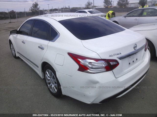 1N4AL3AP0GC123319 - 2016 NISSAN ALTIMA 2.5/S/SV/SL/SR WHITE photo 3