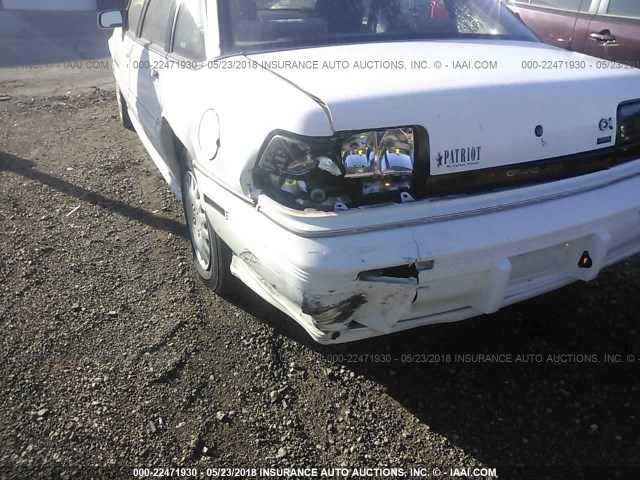 1G2WJ52M6TF211522 - 1996 PONTIAC GRAND PRIX SE 白色 照片 6