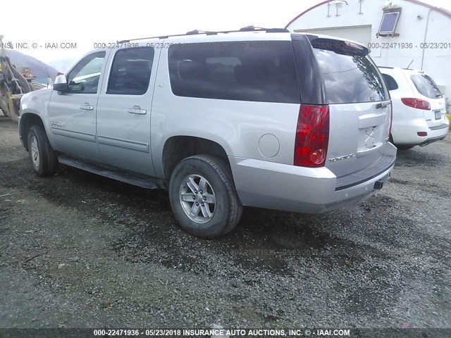 1GKS2KE70ER239107 - 2014 GMC YUKON XL K1500 SLT SILVER photo 3