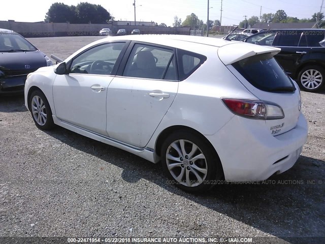 JM1BL1H5XA1169153 - 2010 MAZDA 3 S WHITE photo 3