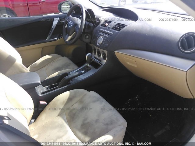 JM1BL1H5XA1169153 - 2010 MAZDA 3 S WHITE photo 5