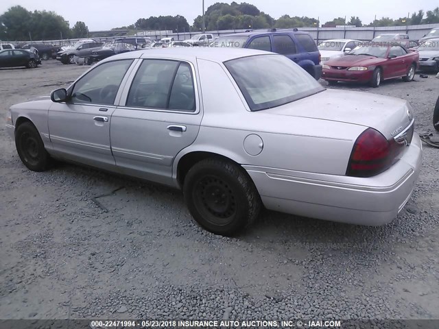 2MEFM75W63X641372 - 2003 MERCURY GRAND MARQUIS LS GRAY photo 3