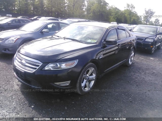 1FAHP2KT8AG110567 - 2010 FORD TAURUS SHO BLACK photo 2