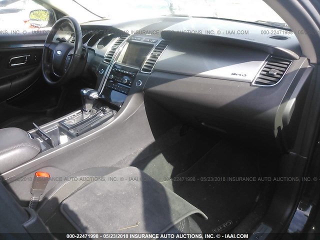 1FAHP2KT8AG110567 - 2010 FORD TAURUS SHO BLACK photo 5