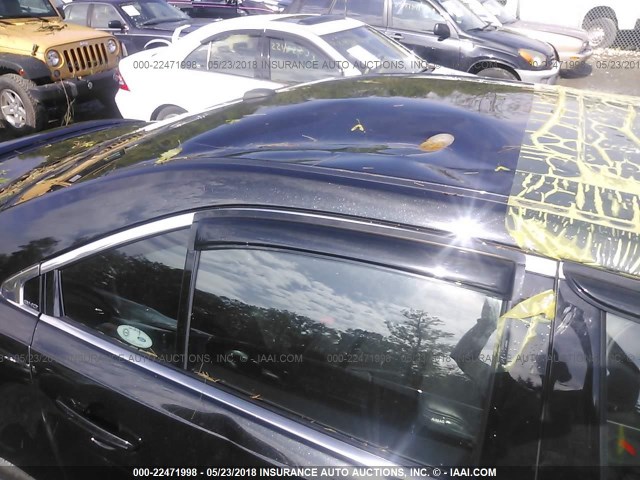 1FAHP2KT8AG110567 - 2010 FORD TAURUS SHO BLACK photo 6