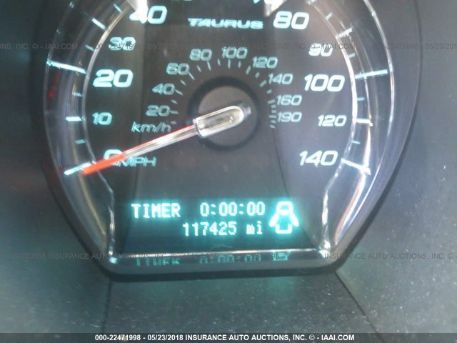 1FAHP2KT8AG110567 - 2010 FORD TAURUS SHO BLACK photo 7