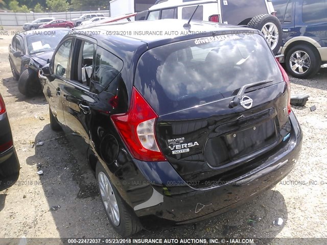 3N1CE2CP6FL379037 - 2015 NISSAN VERSA NOTE S/S PLUS/SV/SL/SR BLACK photo 3