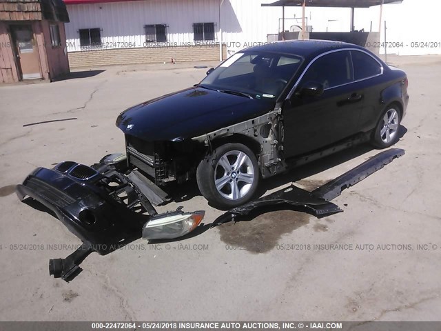 WBAUP9C50CVL91132 - 2012 BMW 128 I BLACK photo 2