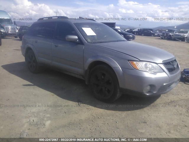 4S4BP66C197333719 - 2009 SUBARU OUTBACK 2.5I LIMITED GRAY photo 1