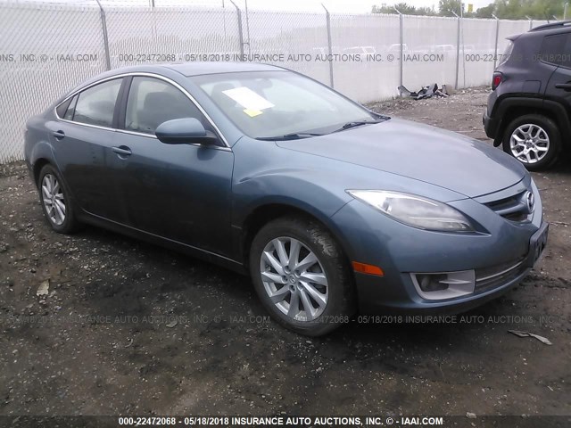 1YVHZ8DH0C5M17210 - 2012 MAZDA 6 I BLUE photo 1