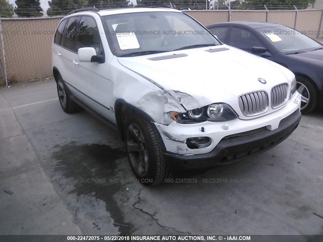 5UXFB53506LV25557 - 2006 BMW X5 4.4I WHITE photo 1