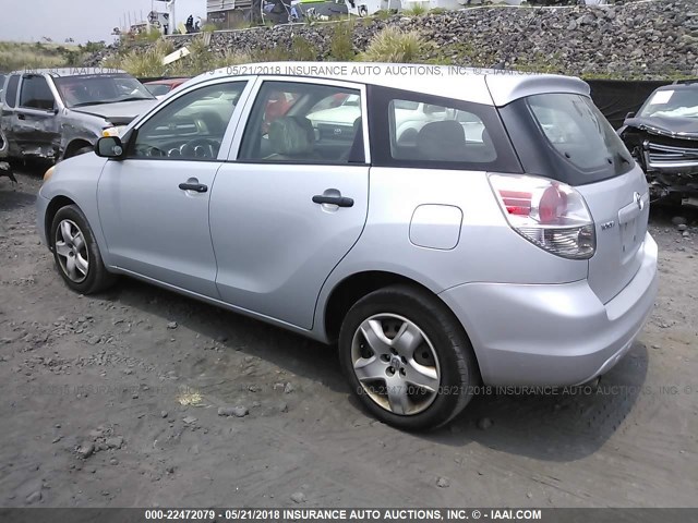 2T1KR32E76C597350 - 2006 TOYOTA COROLLA MATRIX XR SILVER photo 3