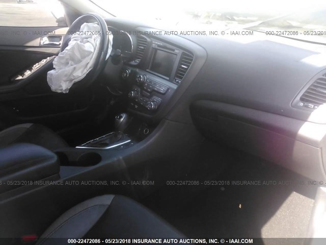 KNAGM4AD3D5054149 - 2013 KIA OPTIMA HYBRID WHITE photo 5