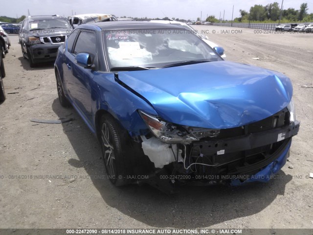 JTKJF5C7XF3093649 - 2015 TOYOTA SCION TC 蓝色 照片 1